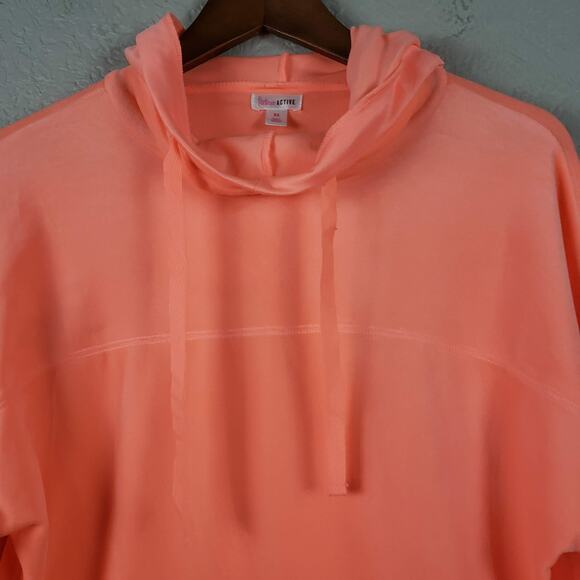 NEW! Flirtitude Active Velvety Sweatshirt Maui Coral Oversized - XS - Picture 3 of 5